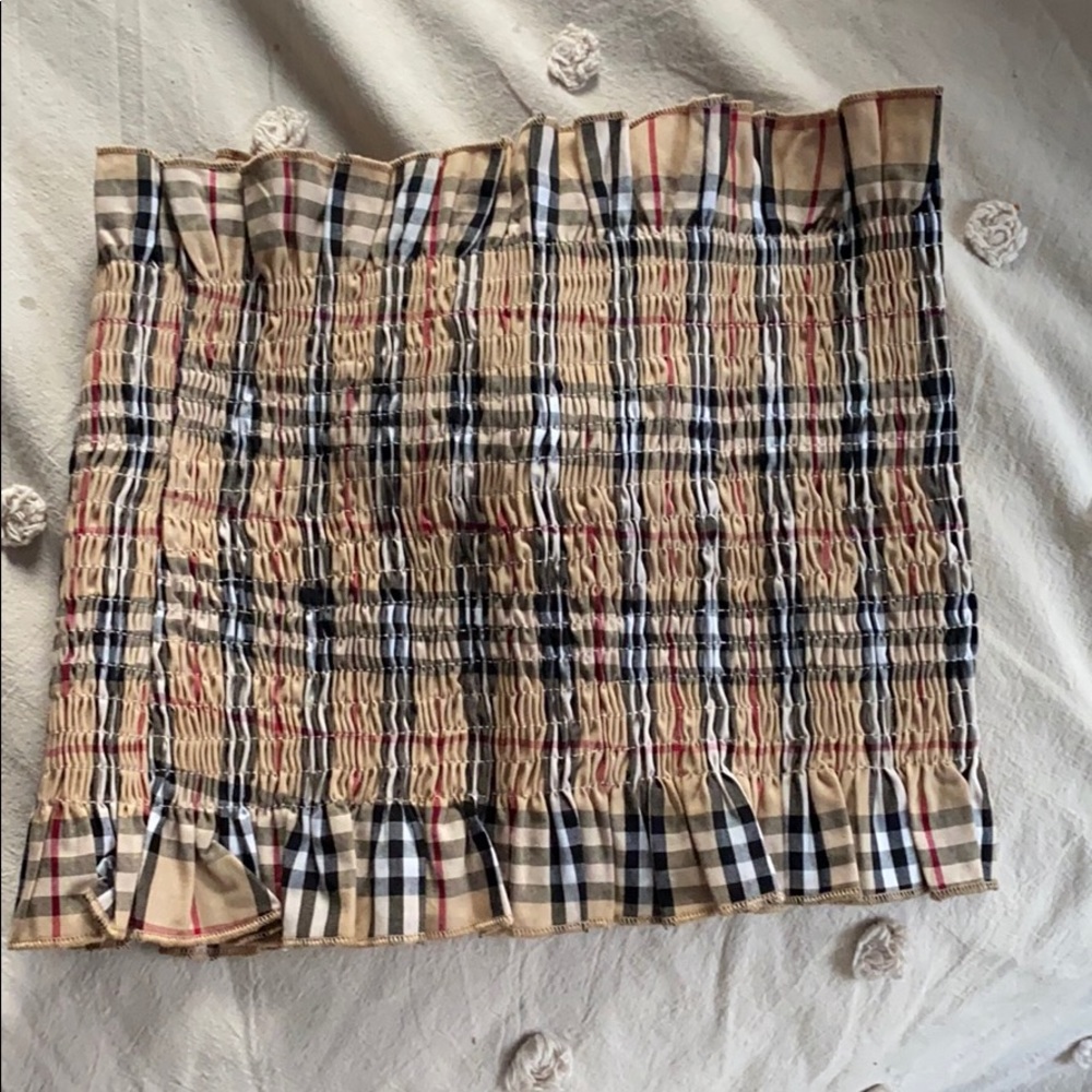 Burberry Print Crop Top